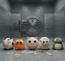Tirelire 3D - Animaux