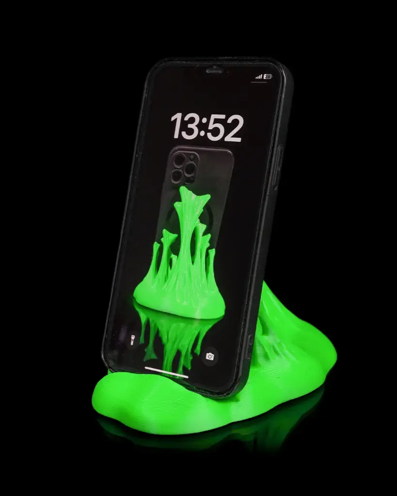 Support de téléphone effet gluant (Blanc)