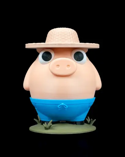 Tirelire 3D Cochon Fermier